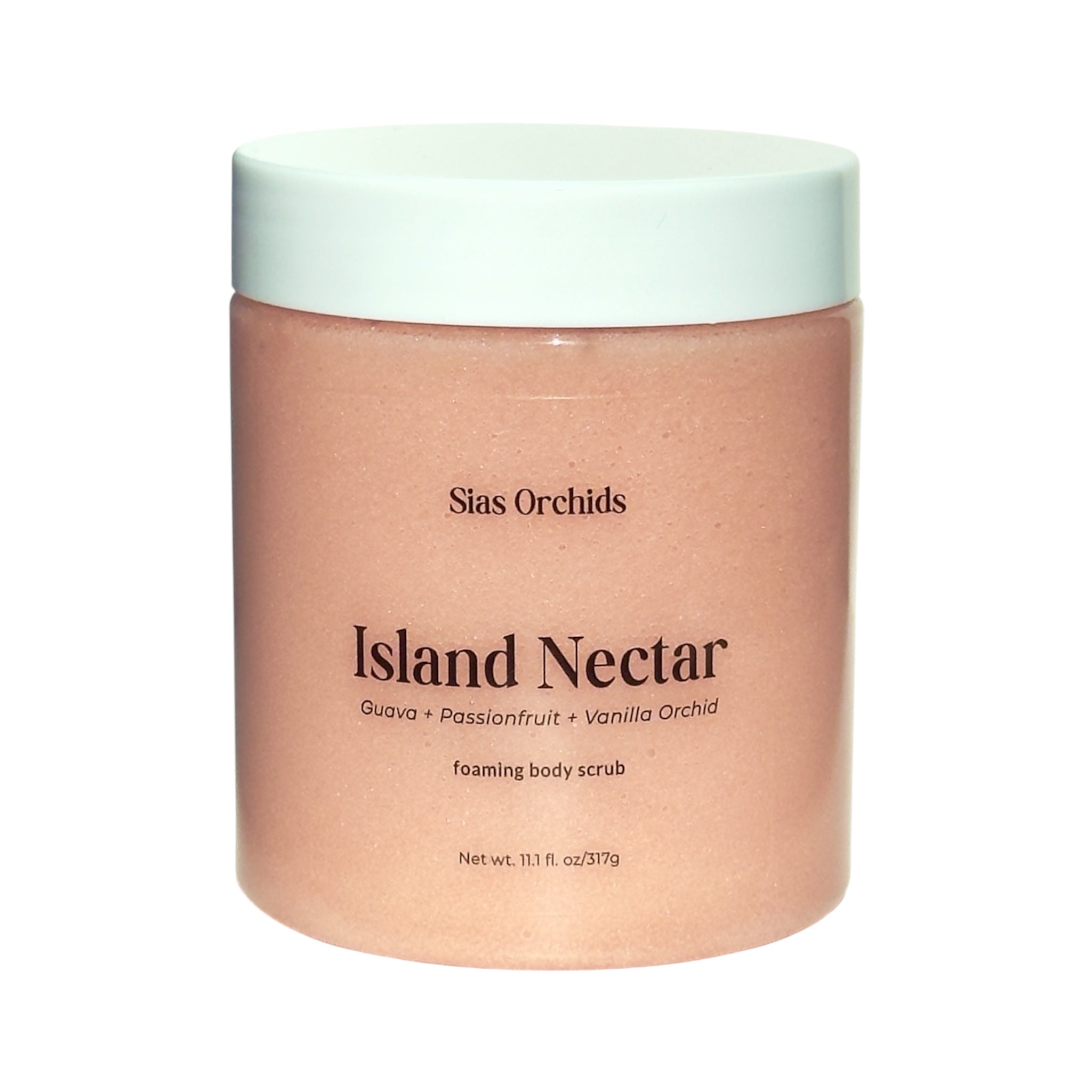 Island Nectar lightly foaming Body Scrub