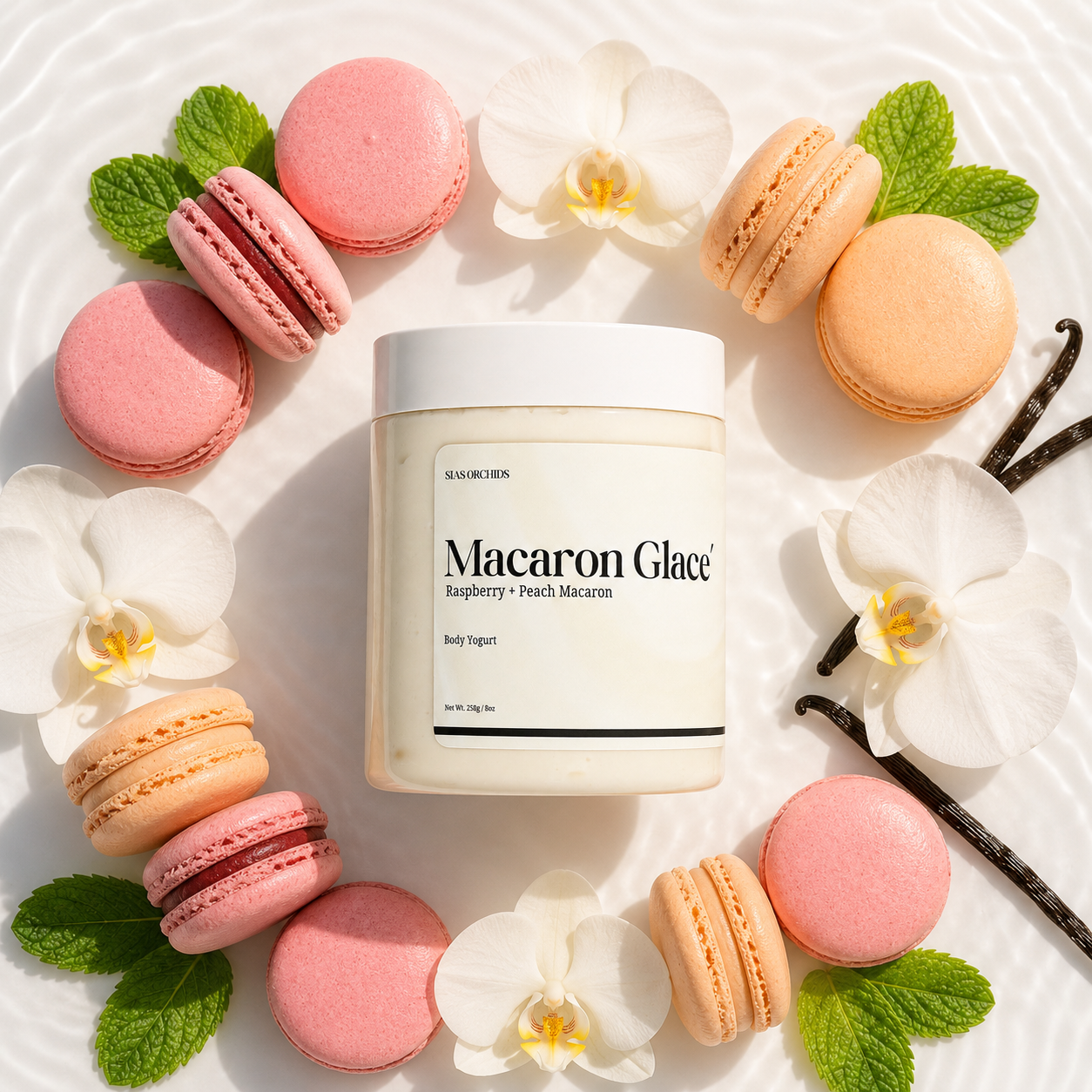 Macaron Glace' Body Yogurt 8oz