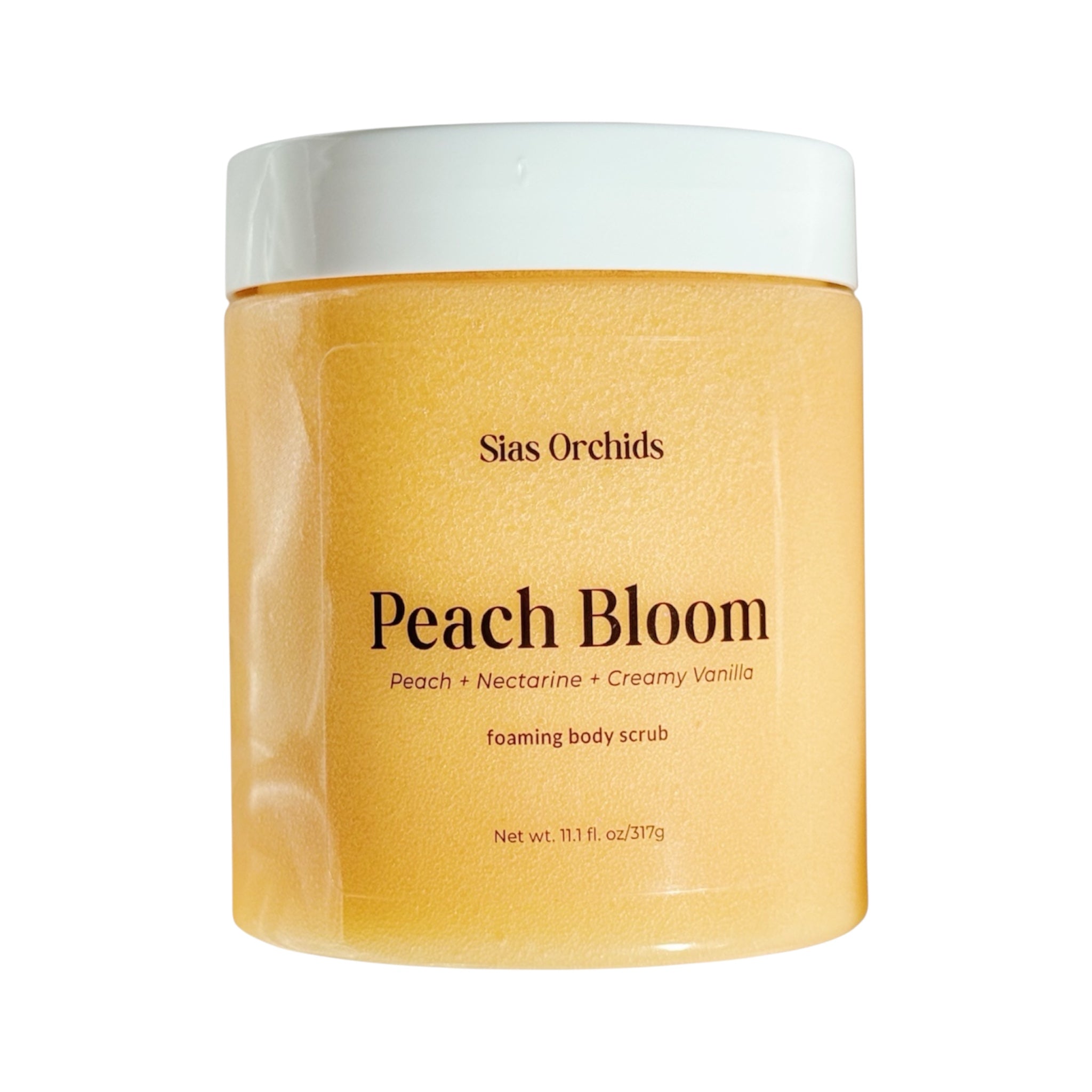Peach Bloom lightly foaming Body Scrub