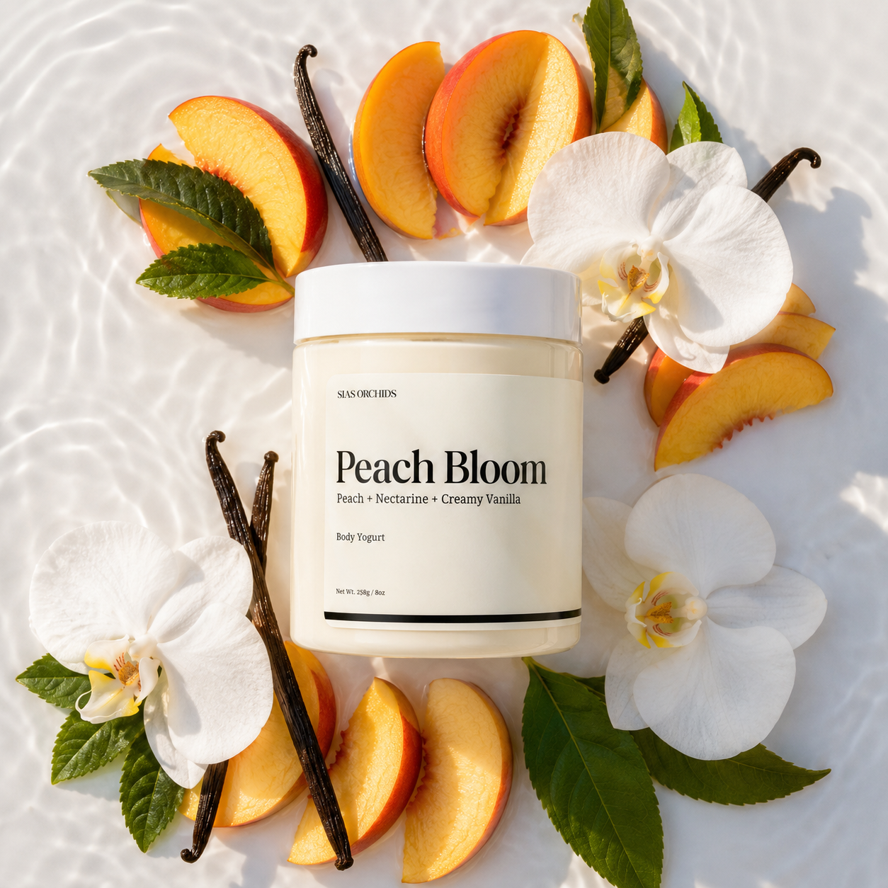 Peach Bloom Body Yogurt 8oz