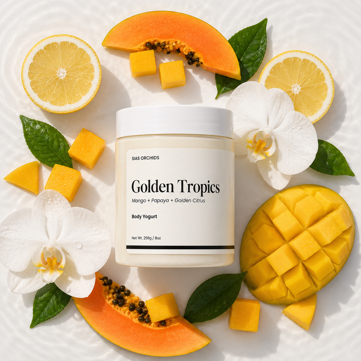 Golden Tropics Body Yogurt. 8oz