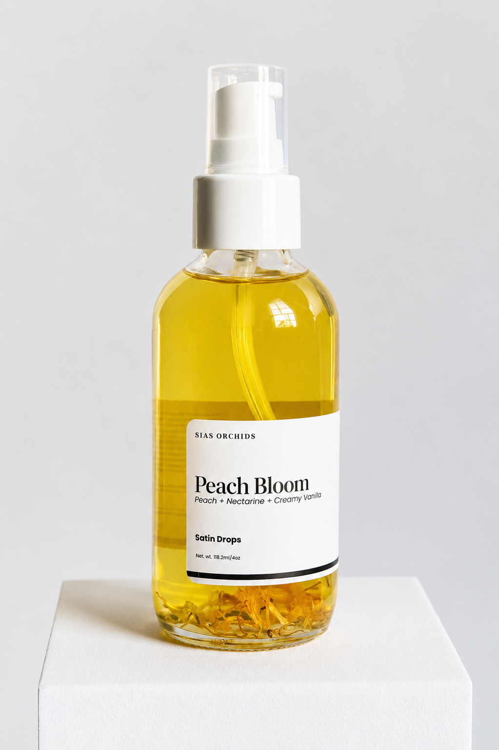 Peach Bloom Satin Drops 4oz