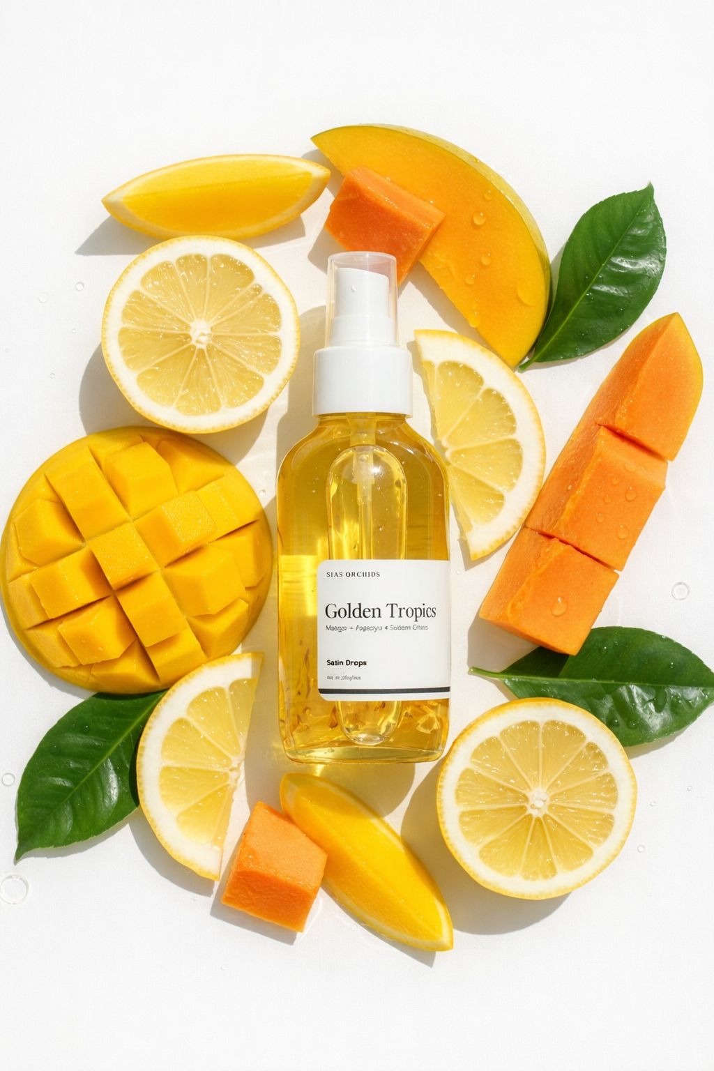 Golden Tropics Satin Drops