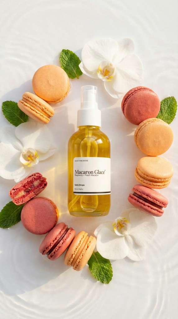 Macaron Glace' Satin Drops